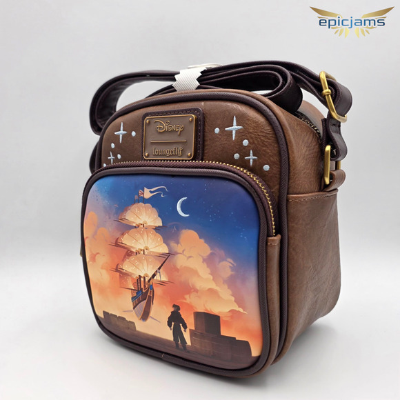 Loungefly Disney Treasure Planet RLS Legacy Portrait Crossbody Bag New - Picture 3 of 4